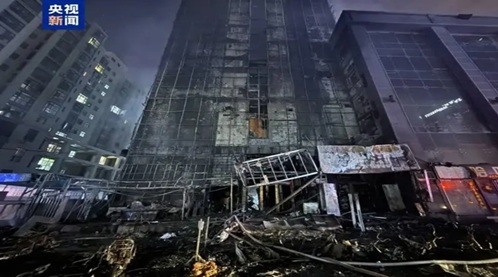 中国山西太原1处商业大楼火灾 已知3死23伤 中国山西太原1处商业大楼火灾 已知3死23伤