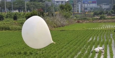 北韩又施放垃圾气球 南韩：内有人类排泄物寄生虫