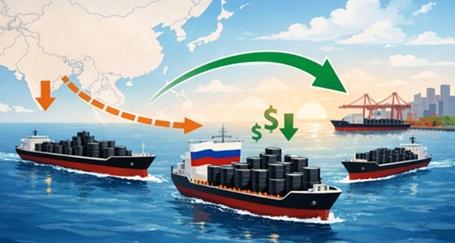 印度买家回撤后，俄罗斯乌拉尔原油在中国创下历史性折扣