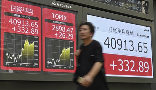 今日股市：日本日经225指数创下新纪录收盘，世界其他市场也在上涨
