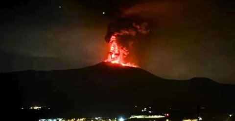 意大利：西西里岛埃特纳火山爆发——当局高度警惕！