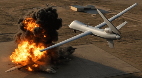 据报道,乌克兰的无人机攻击以巨大的火球摧毁了俄罗斯秘密的A-60激光飞机 据报道,乌克兰的无人机攻击以巨大的火球摧毁了俄罗斯秘密的A-60激光飞机