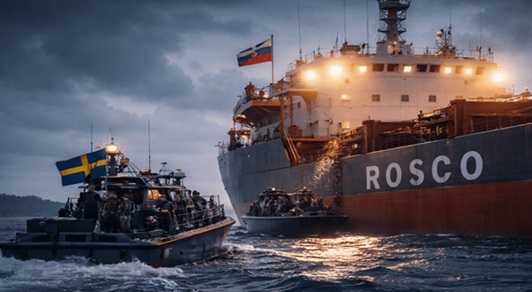 随着瑞典登上受制裁的俄罗斯货轮，波罗的海紧张局势升高