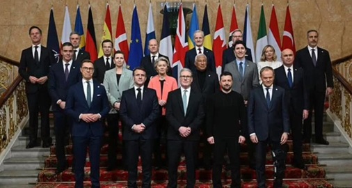 法英德与其他首脑就美国关于乌克兰计划举行会议 法英德与其他首脑就美国关于乌克兰计划举行会议