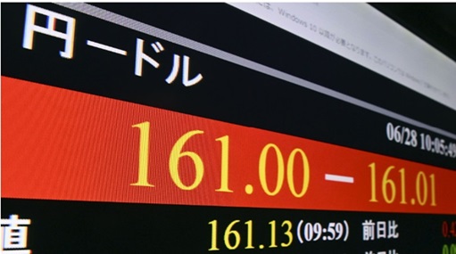 日元兑美元触及37年新低161，因干预风险