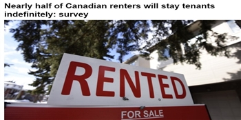 近一半的加拿大租户将无限期租房，退休也受影响